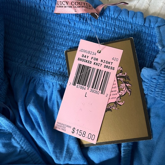 NWT Juicy Couture Y2K Babydoll Dress and Metallic Dress - Picture 7 of 13